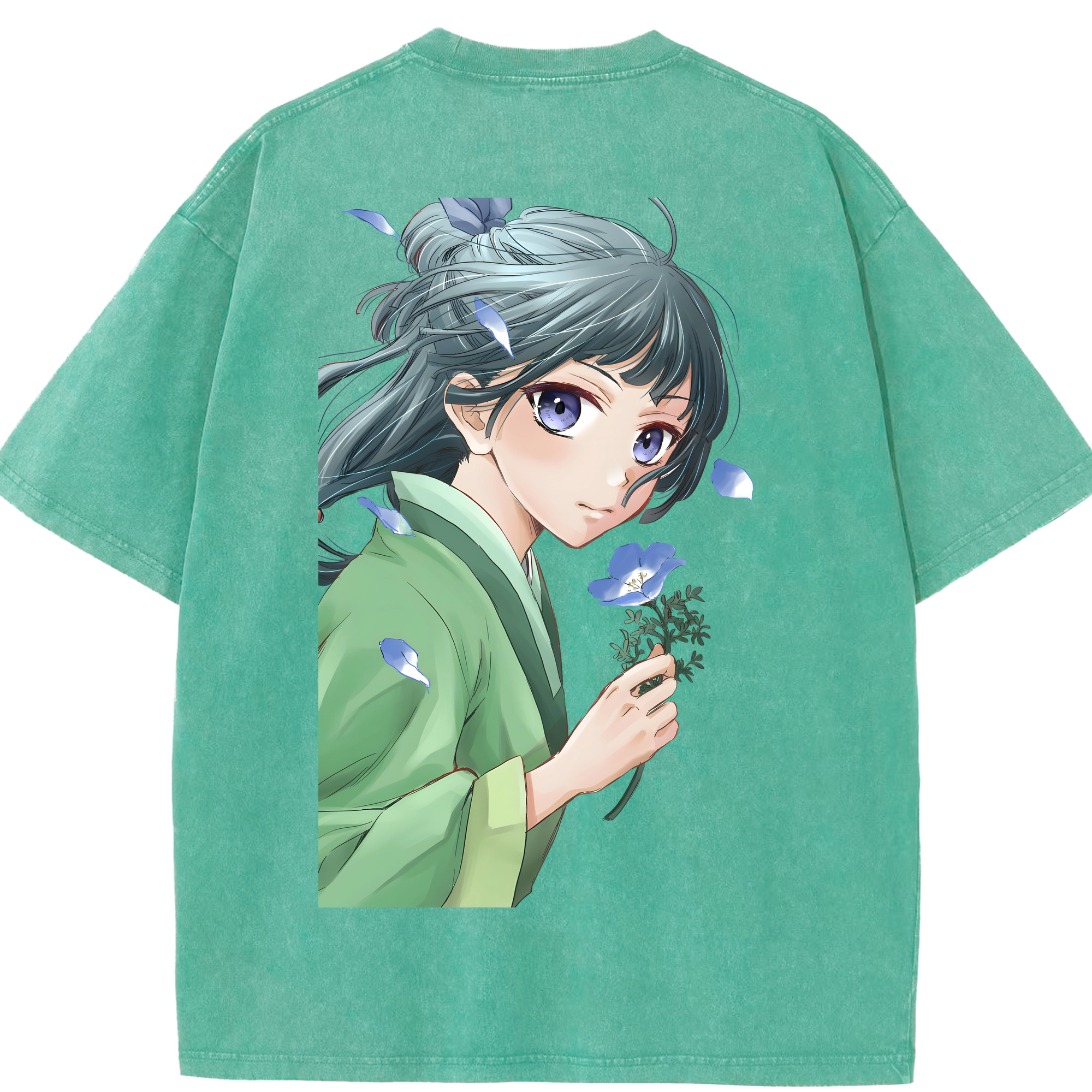 （画像用） 薬屋のひとりごと The Apothecary Diaries 綿100% ヴィンテージ風 半袖Tシャツ（背面プリント）